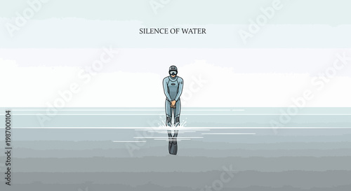 Serene Descent Into Aquatic Solitude