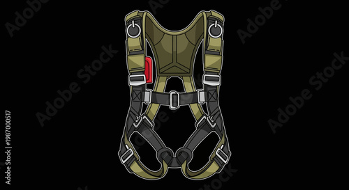 Safety Harness For Aerial Activities And Industrial Work