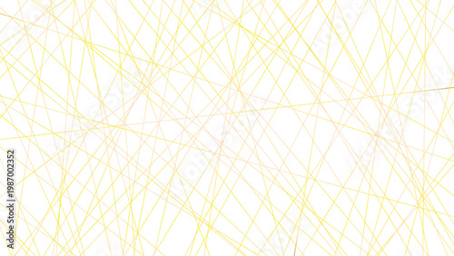 Abstract Golden Random Lines Texture Background with Chaotic Linear Pattern on Light Surface