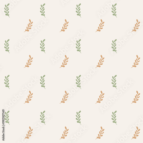 seamless pattern with leaves