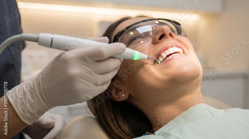 Dental hygiene and patient care at the dentist's office