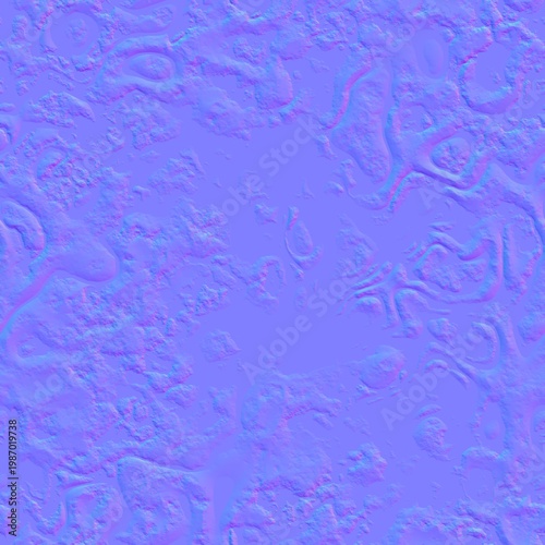 Εκτύπωση καμβά Smooth Organic Cell Normal Map