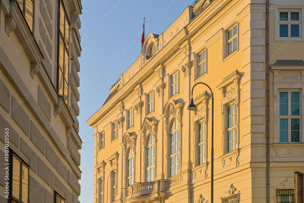 Fototapeta premium Bundeskanzleramt, Ballhausplatz, Wien, Österreich