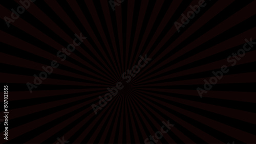 Dark Red and Black Sunburst Background with Radial Rays Dramatic Retro Starburst Design