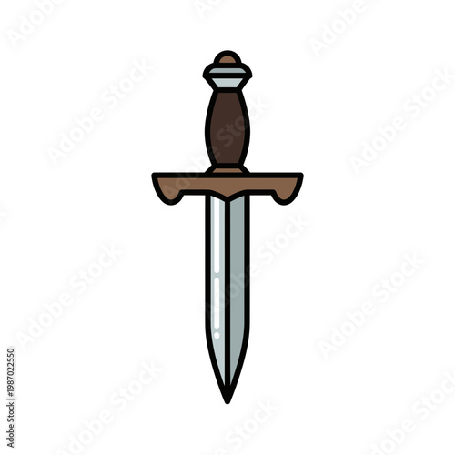 Antique Dagger Illustration