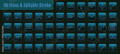 Vehicles, weapons, and equipment used in warfare