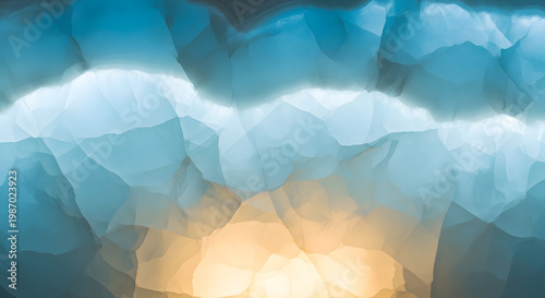 Abstract blue geometric background featuring a futuristic vector pattern of triangles and bright light textures for a digital business wallpaper backdrop