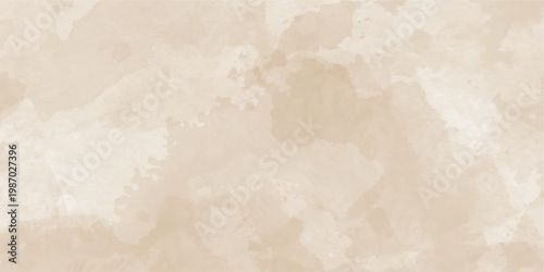 abstract Brown watercolor background, watercolor painted mottled brown background with vintage marbled textured design, Beautiful brown or cream grunge design. Vector