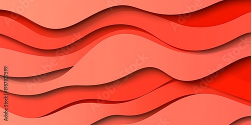 Pastel Tangerine Waves Pattern Creating a Serene Optical Illusion with Gentle Color Interplay.