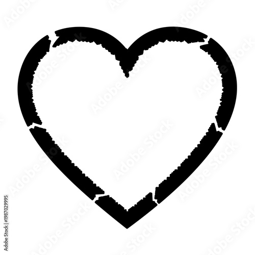 A vibrant 3d vector illustration of a red heart within a heart shape creates a romantic symbol of passion for a Valentines Day holiday card design