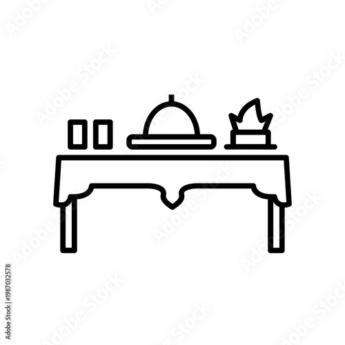 Dine table icon