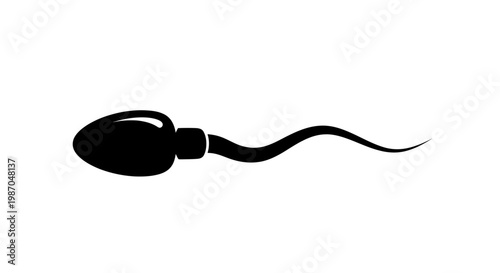 Sperm Cell Icon, Fertility, Reproduction, Biology, Medical Symbol