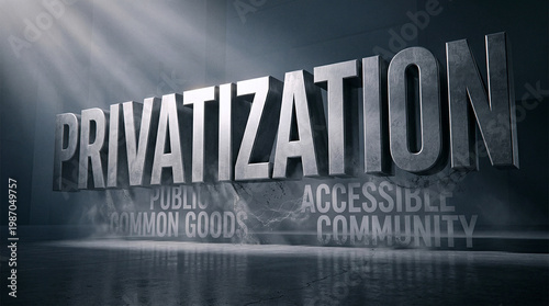 Privatization Concept – Public Goods and Community Access Debate in Dramatic Industrial Scene