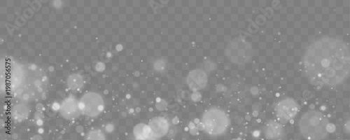 Abstract white glow with floating blurred circles. Gentle motion creates airy and soft composition. Elegant background for creative visuals.
