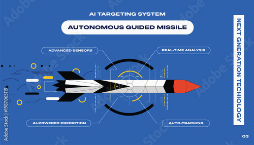 Modern guided missile with transparent cutaway showing internal components, technical illustration style