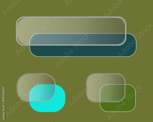 vector illustration of an abstract   background with  front glass