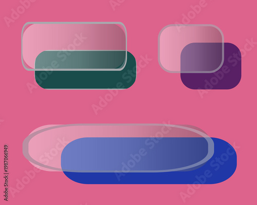 vector illustration of an abstract   background with  front glass