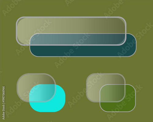 vector illustration of an abstract   background with  front glass