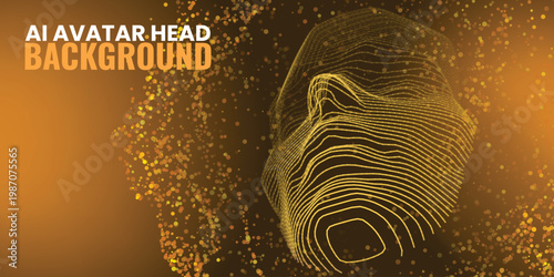 Realistic ai avatar head with advanced robotic features