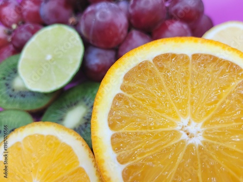 Very tasty portion of tropical fruits