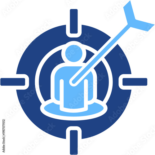 Target Focus glyph color icon