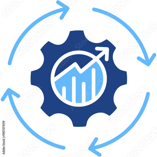 Process Planning glyph color icon