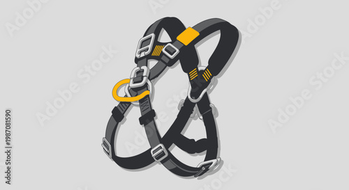 Isolated pair of black rubber boots and roller skates for winter sports and leisure activity on white background