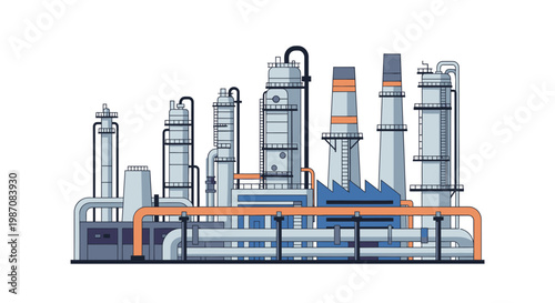 Industrial factory machinery equipment system.