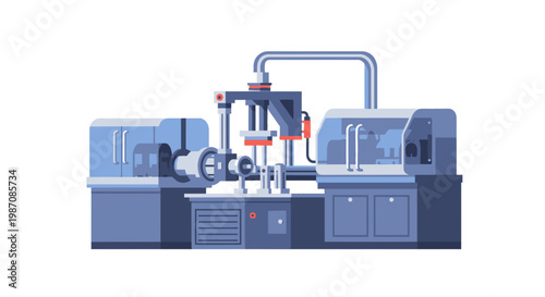 Industrial machine equipment manufacturing facility.