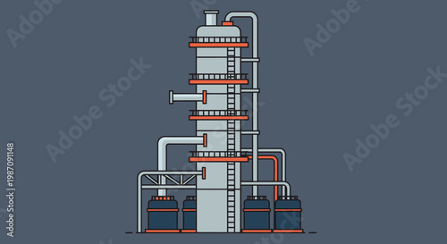 Industrial machinery equipment factory unit.
