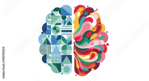 Neuroscience Brain Hand Drawn Illustration