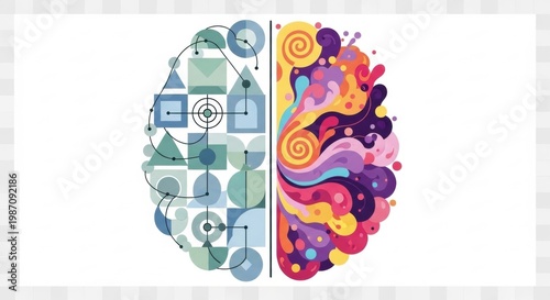 vector illustration of an abstract background with circles