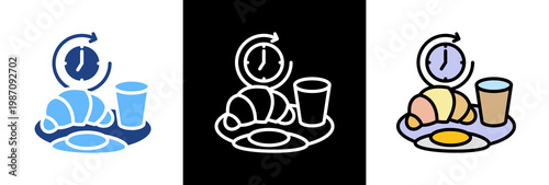 Daily Nutrition triple icon