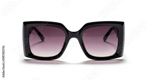 Stylish Oversized Sunglasses Studio Shot