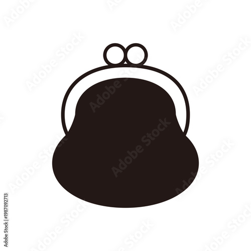 シンプルながま口財布のアイコン