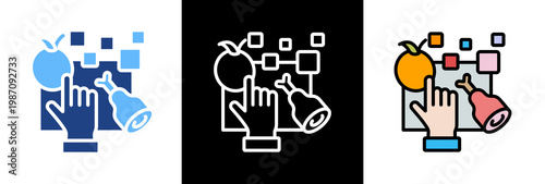 Portion Control triple icon