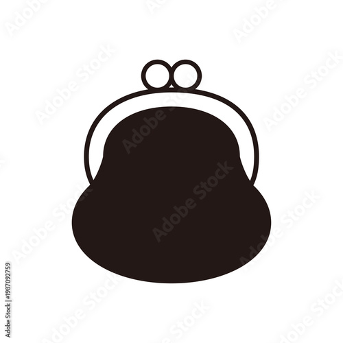 シンプルながま口財布のアイコン