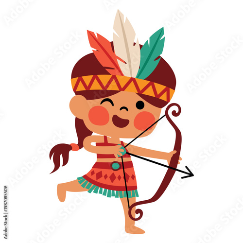 Cartoon Drawing Of Native American