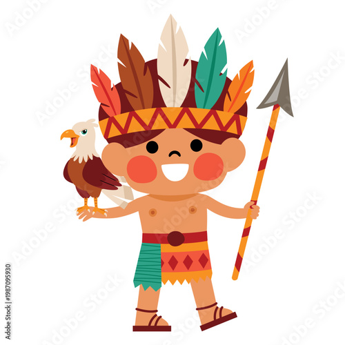 Cartoon Drawing Of Native American