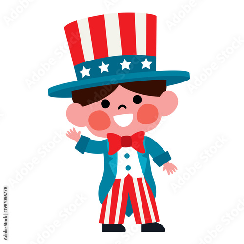 Cartoon Drawing Of American Figure