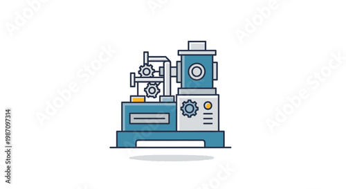 Industrial Machine Equipment Factory Device.