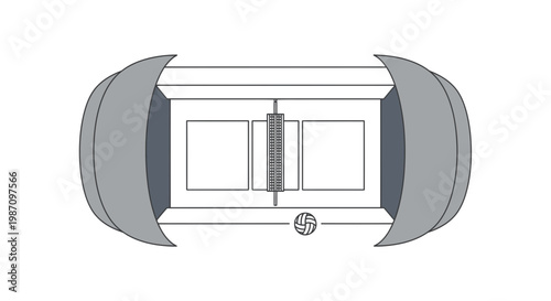 Top view of a car door.
