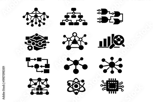 Symbol simple generation vector image semantic structured technology computational knowledge ontology icon