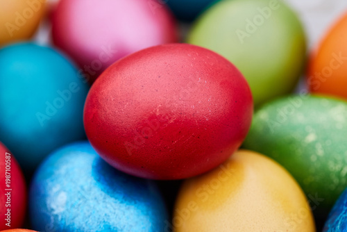 colorful easter eggs
