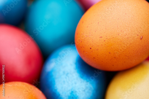 colorful easter eggs