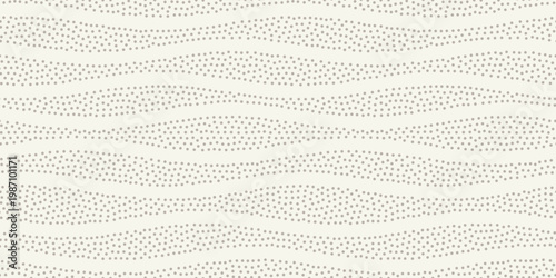 Vector seamless pattern. Modern spotted texture. Repeating abstract dotted background. Graphic diagonal wavy stripes. Can be used as a swatch in Adobe Illustrator.