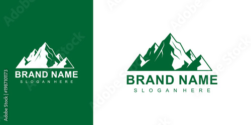 Logo Design Variations Mountainous Brand Identity