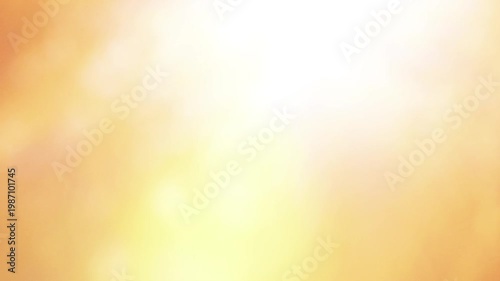 A ray of sunshine in a golden morning