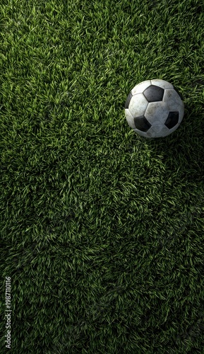 Pristine green soccer field with white markings, ready for World Cup 2026 matches.