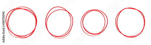 
 Save to Library
 Download Preview
 Preview Crop
 Find Similar
 
File #:  1780503410
red circle highlight, pen ovals doodle. Marker ellipses frames in sketch style. Hand drawn vector illustration . V